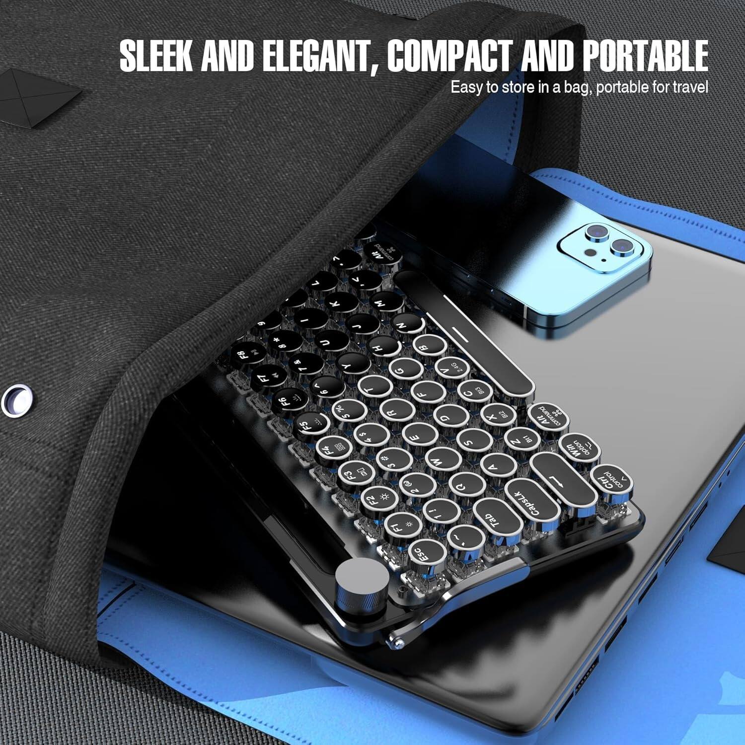 SLEEK AND ELEGANT, COMPACT AND PORTABLE  
Easy to store in a bag, portable for travel