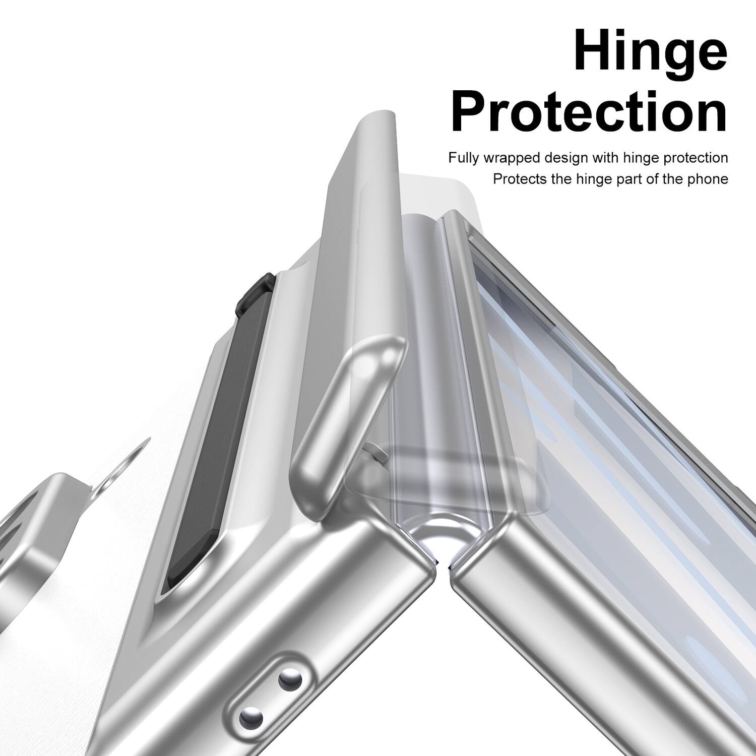 Hinge Protection

Fully wrapped design with hinge protection
Protects the hinge part of the phone