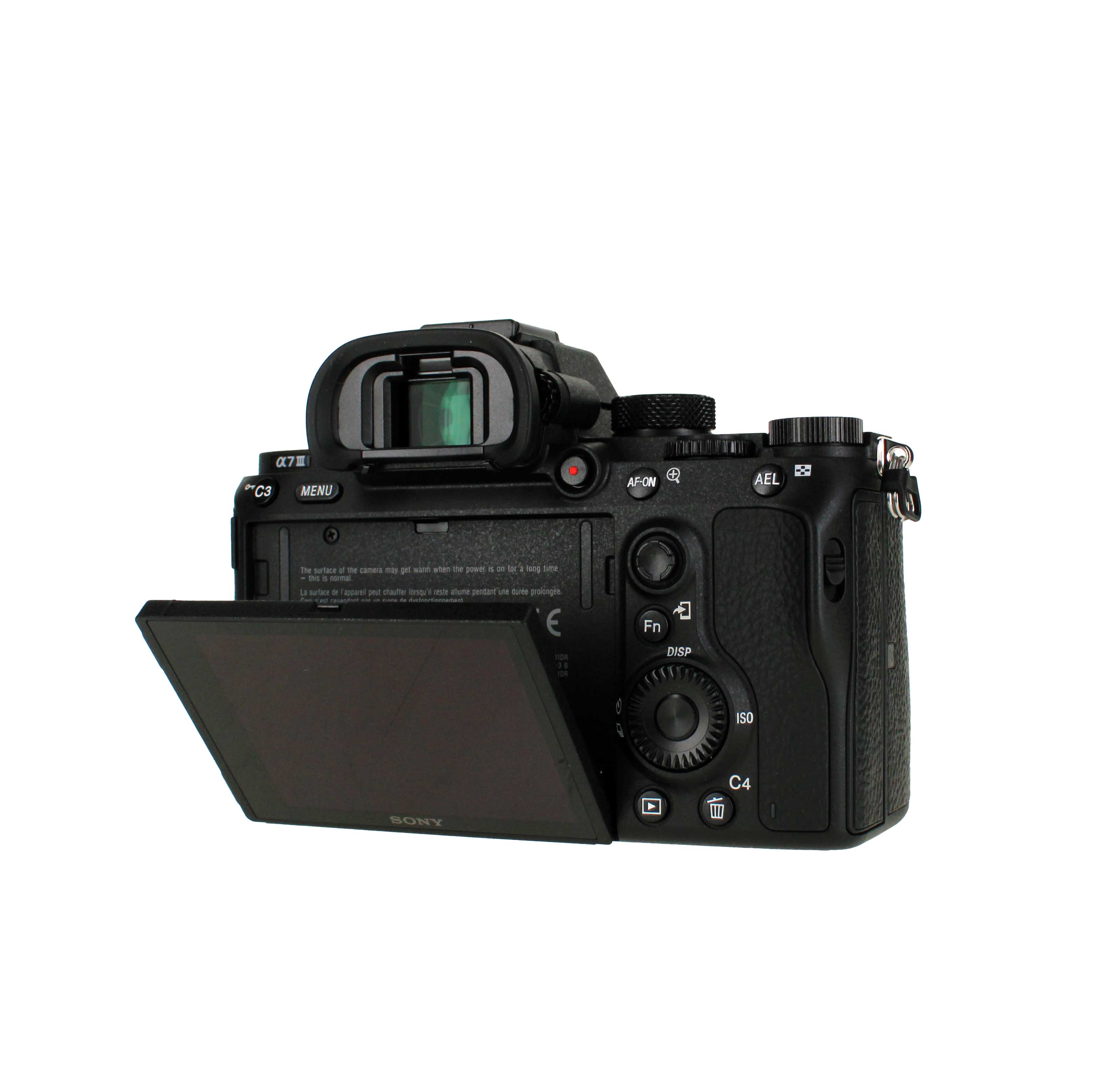 07 = C3 MENU AF-ON AEL + -e series o - c - p san aten - - 5 - a ng -e - - + -m La suten a  ad mhate cp  m Fura pder UE du prtoghs i - - E .. - Fn DISP 1S0 SONY C4