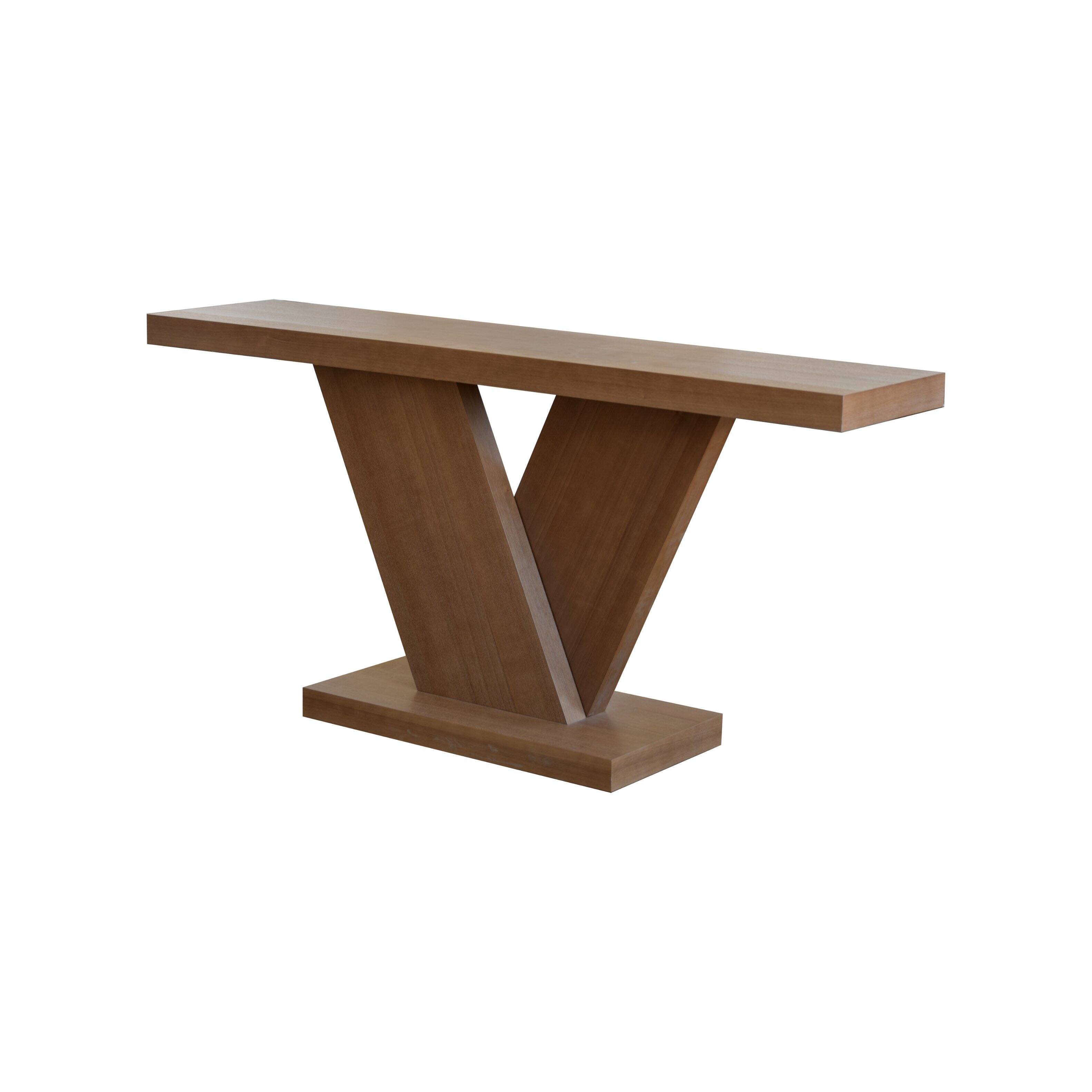 Alt View 6. Loheer - Loheer Console Table, 66 Inch Walnut X Leg Console Table, Modern Narrow Hallway Entryway Sofa Table - Walnut.