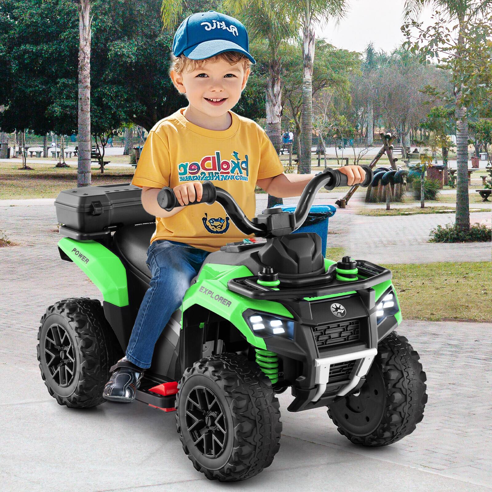 The text on the image can be grouped and corrected as follows:

- On the child's shirt: "adidas"
- On the toy vehicle: "POWER EXPLORER"