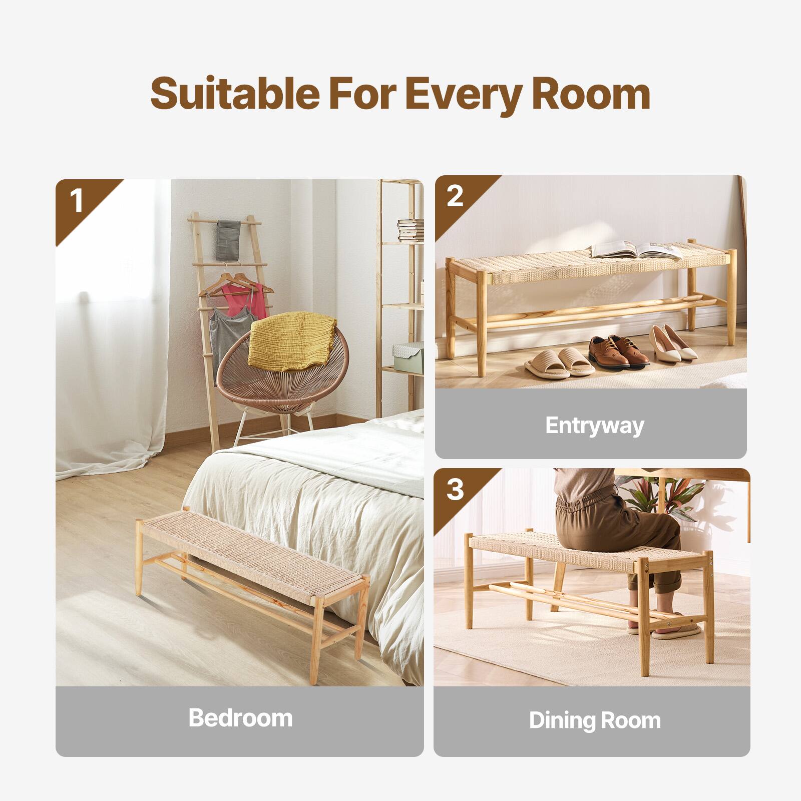Suitable For Every Room

1. Bedroom

2. Entryway

3. Dining Room