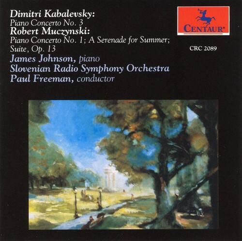 Dimitri Kabalevsky:  
Piano Concerto No. 3

Robert Muczynski:  
CENTAUR Piano Concerto No. 1; A Serenade for Summer; Suite, Op. 13

James Johnson, piano  
Slovenian Radio Symphony Orchestra  
Paul Freeman, conductor

CRC 2089