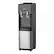 Front. VEVOR - Top Loading Water Cooler Dispenser, Hot and Cold Water Dispenser for 3 or 5 Gallons Bottles,Child Security Lock - Black.