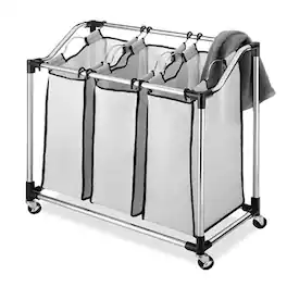 Whitmor - Duramesh Nylon Laundry Sorter - Gray