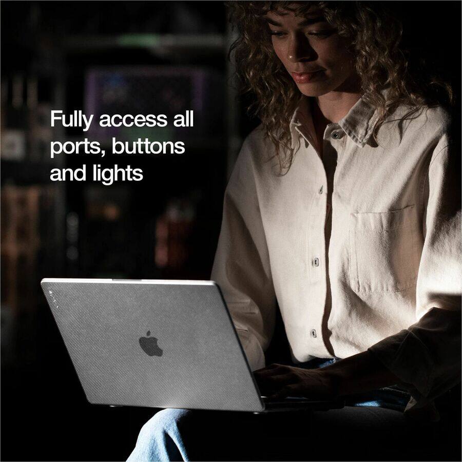 Fully access all ports, buttons and lights