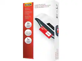 Fellowes - Thermal Laminating Pouches, Luggage Tag, 5 Mil, 50/Pack - Clear