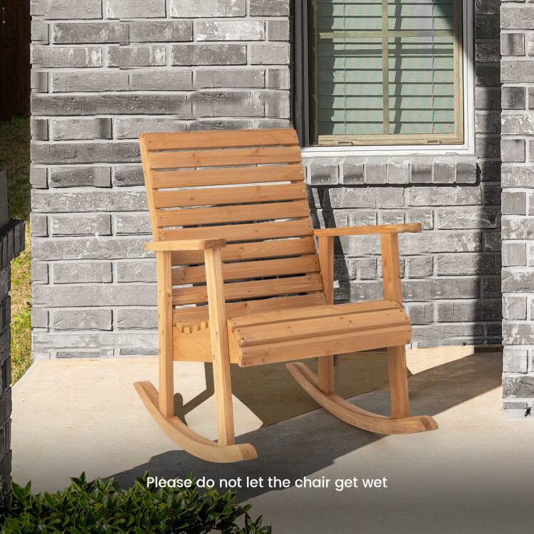 Please do not let the chair get wet