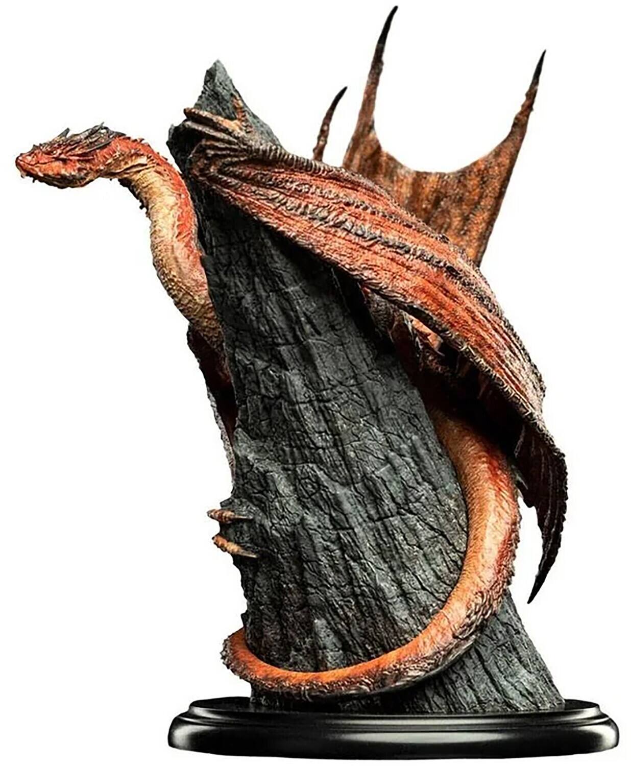 Alt View 3. Weta Workshop - WETA Workshop Small Polystone - The Hobbit Trilogy - Smaug the Magnificent Miniature Statue   - COLLECTIBLES - Multicolor.