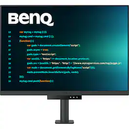 BenQ - Refurbished Excellent - RD280UA 28.2" 4K+ HDR Programming Monitor with Ergo Arm, 3:2, 5 ms, 1200:1, Coding Modes, USB-C, HDMI & DisplayPort - Gray