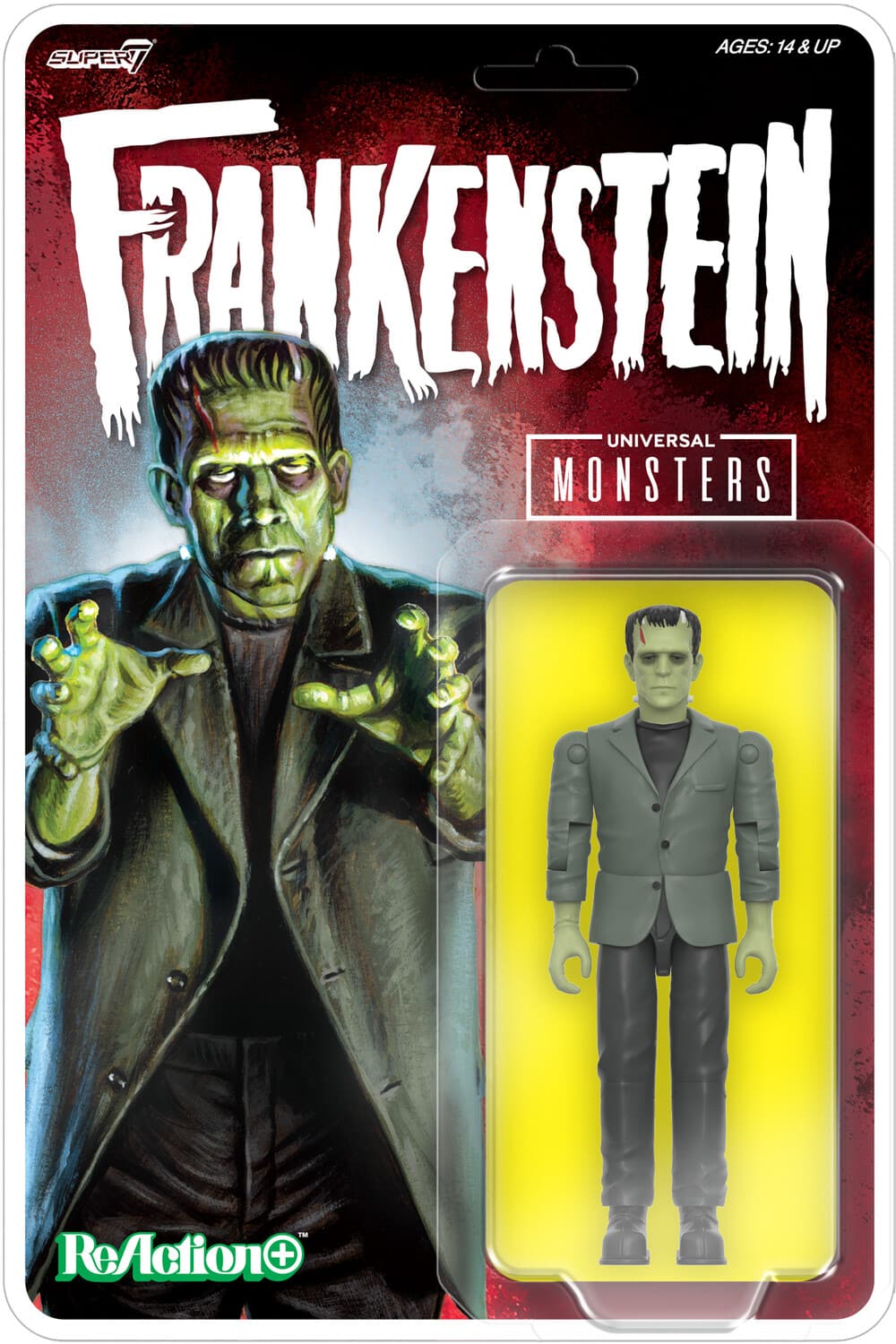 Super7 - Universal Monsters - ReAction+ Wv2 - Frankenstein - COLLECTIBLES - Multicolor price history on PriceWatchPro