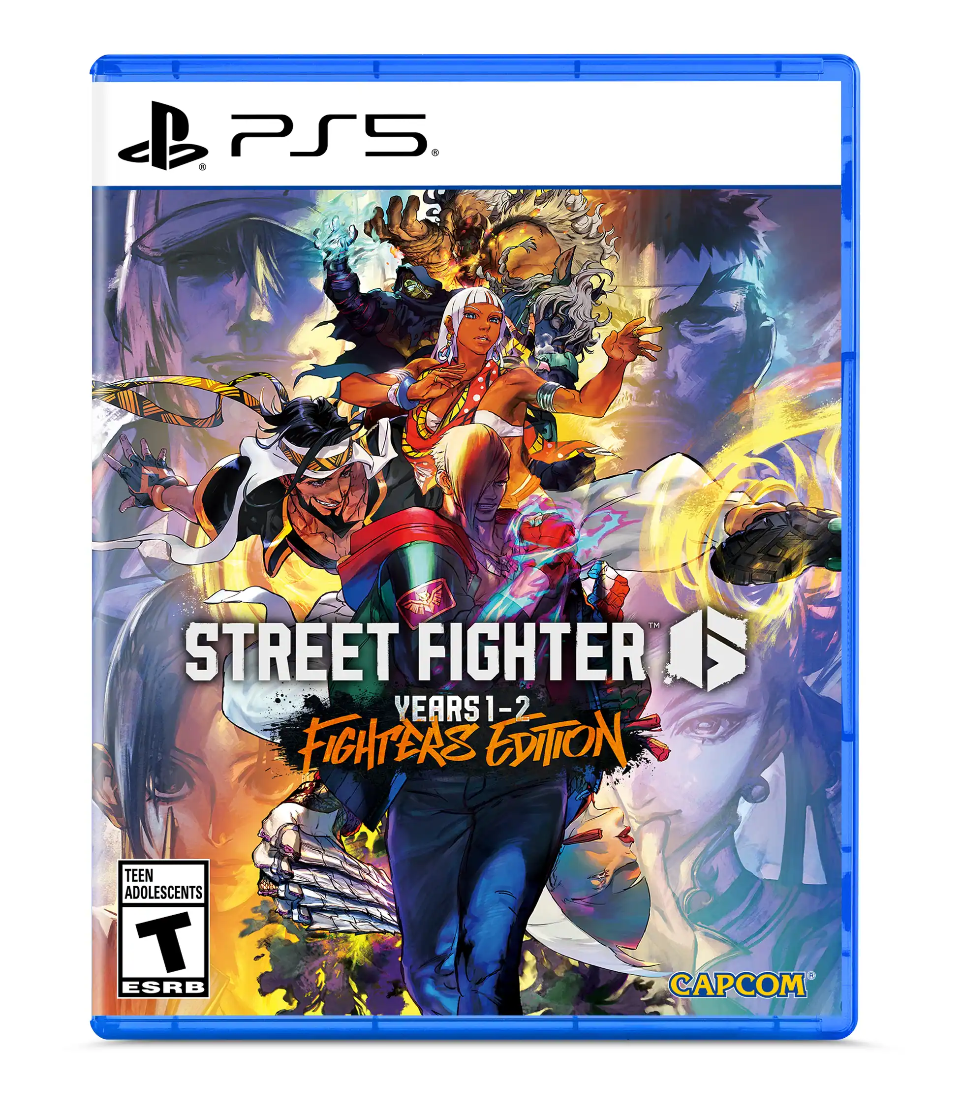 PS5 Street Fighter Years 1-2 Fighters Edition Teen Adolescents ESRB Capcom - T (Teen 13+)