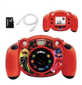 Lexibook - Miraculous Starcam Digital HD Camera with SD Card