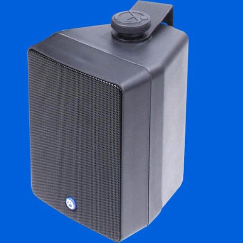 Atlas Sound - 4" 2-Way Weather Resistant Speaker System With 70.7V/100V-16W Transformer - Black
