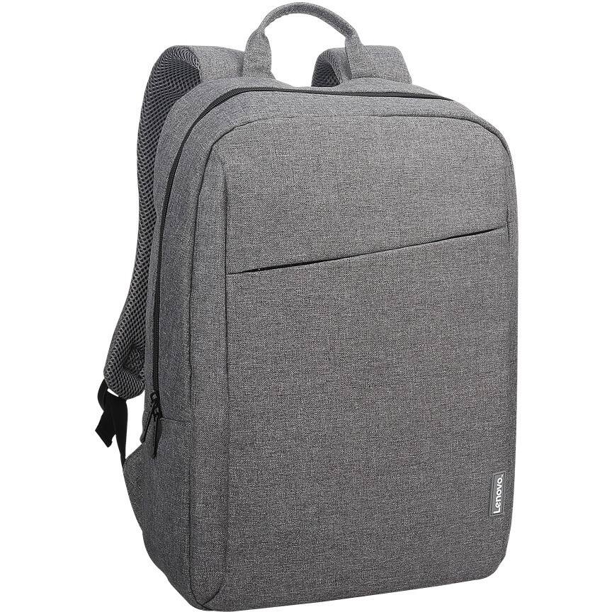 Alt View 3. Lenovo - Lenovo B210 Carrying Case (Backpack) for 15.6" Notebook - Gray - Water Resistant Interior - Polyester Body - Shoulder - Gray.