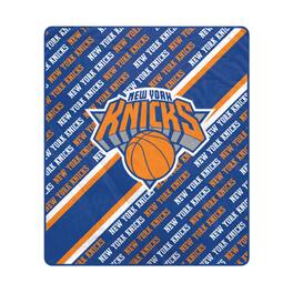 Pegasus - New York Knicks 60" x 70" Diagonal Lined Wordmark Ultra Soft Blanket - Multicolor