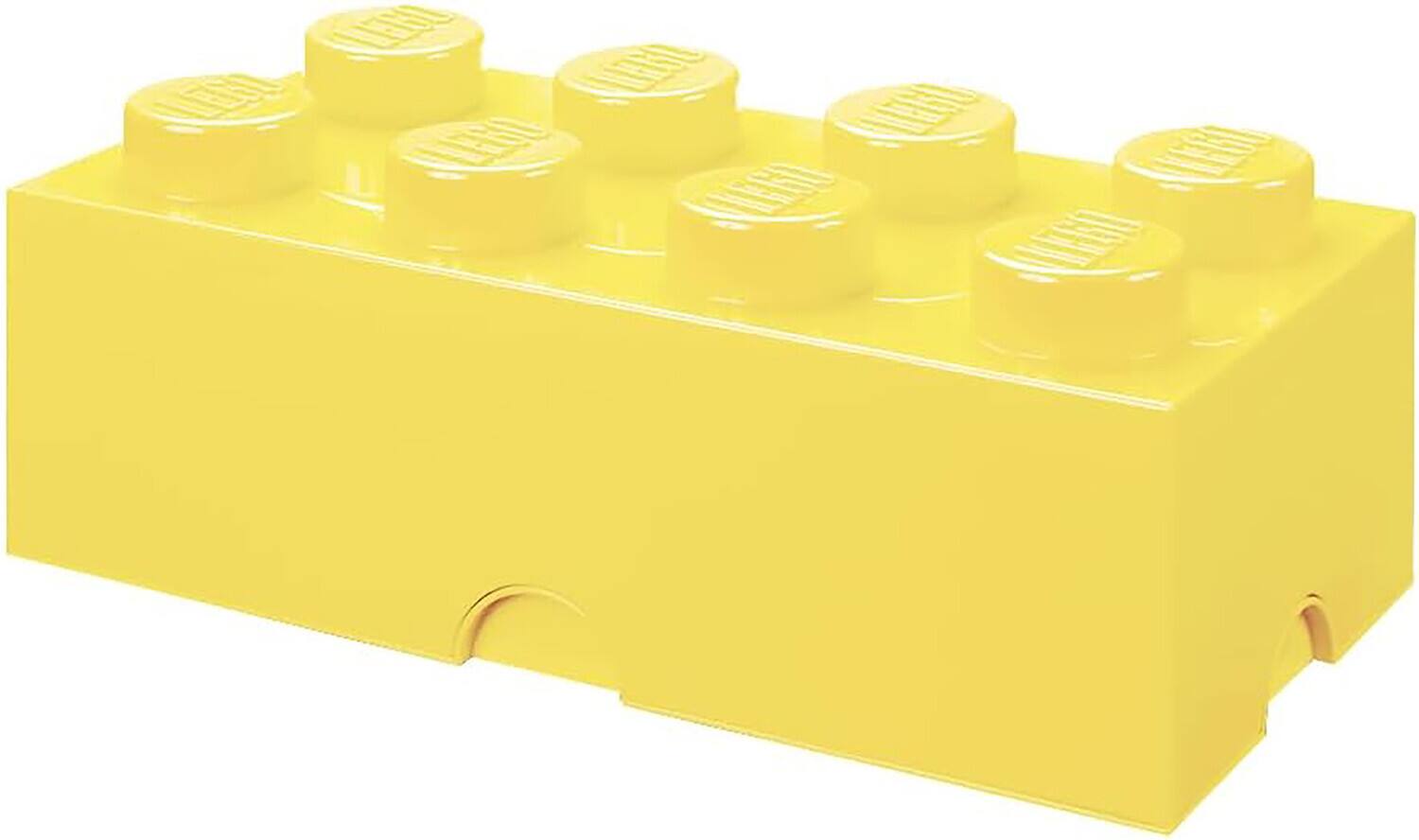 Room Copenhagen - LEGO Storage Brick with 8 Knobs, Cool Yellow - COLLECTIBLES - Multicolor