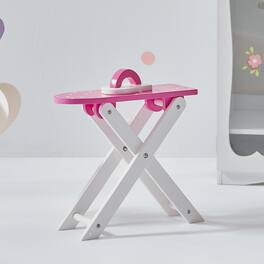 Teamson Kids - Olivia's Little World Little Princess Dolls Ironing Board and Iron, Pink/White