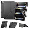 Front. DTTO - Case for iPad Pro 13 Inch Case (M5/M4) 2025/2024, Origami Case with Multi fold, Pencil Holder, Support Auto Wake/Sleep - Black.