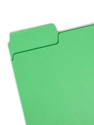 Alt View 1. Smead - Smead SuperTab File Folder, Oversized 1/3-Cut Tab, Letter Size, Assorted Colors, 100/Box (11987) - Assorted Colors.