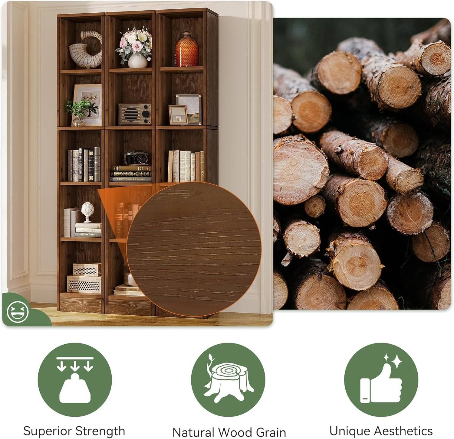 Superior Strength  
Natural Wood Grain  
Unique Aesthetics