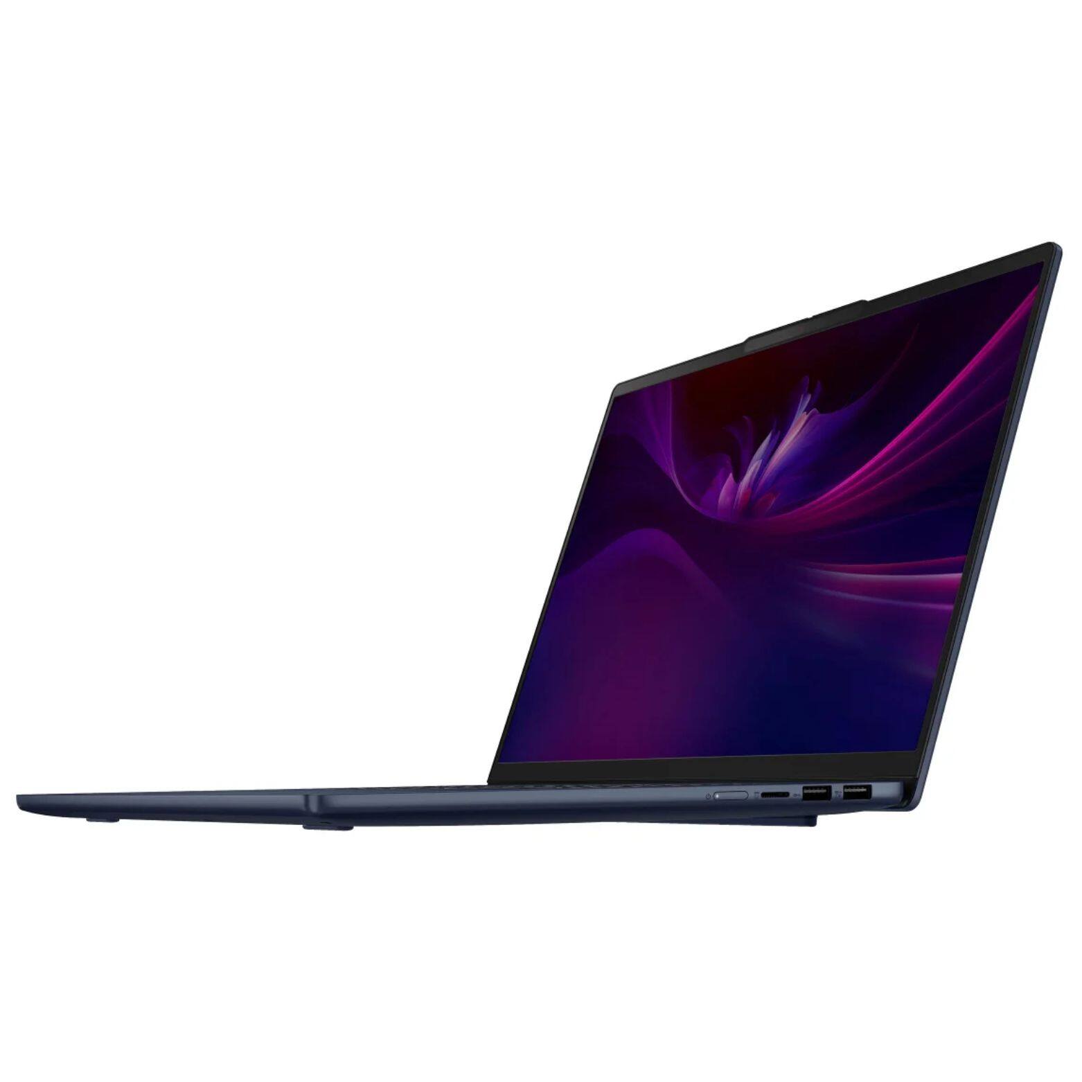 Alt View 3. Lenovo - IdeaPad Slim 5i 16" WUXGA Touchscreen Intel Core 7 240H 2.5 GHz up to 5.2 GHz 16GB RAM 1TB SSD Windows 11 Home - Blue.