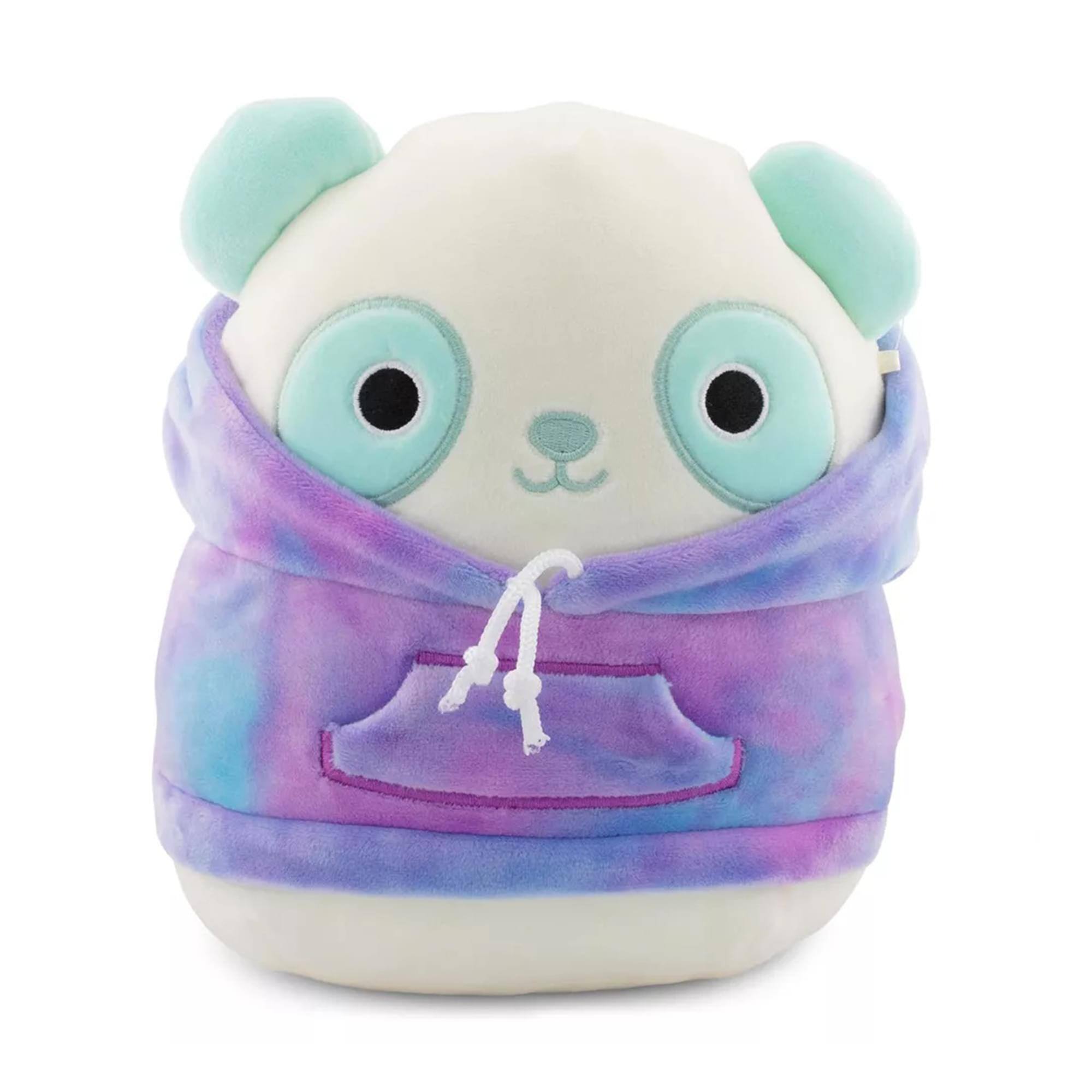 Alt View 1. Kellytoy - Squishmallow 12 Inch Hoodie Plush | Sissy The Panda.