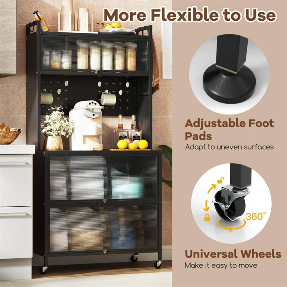 More Flexible to Use

Adjustable Foot Pads
Adapt to uneven surfaces

Universal Wheels
Make it easy to move