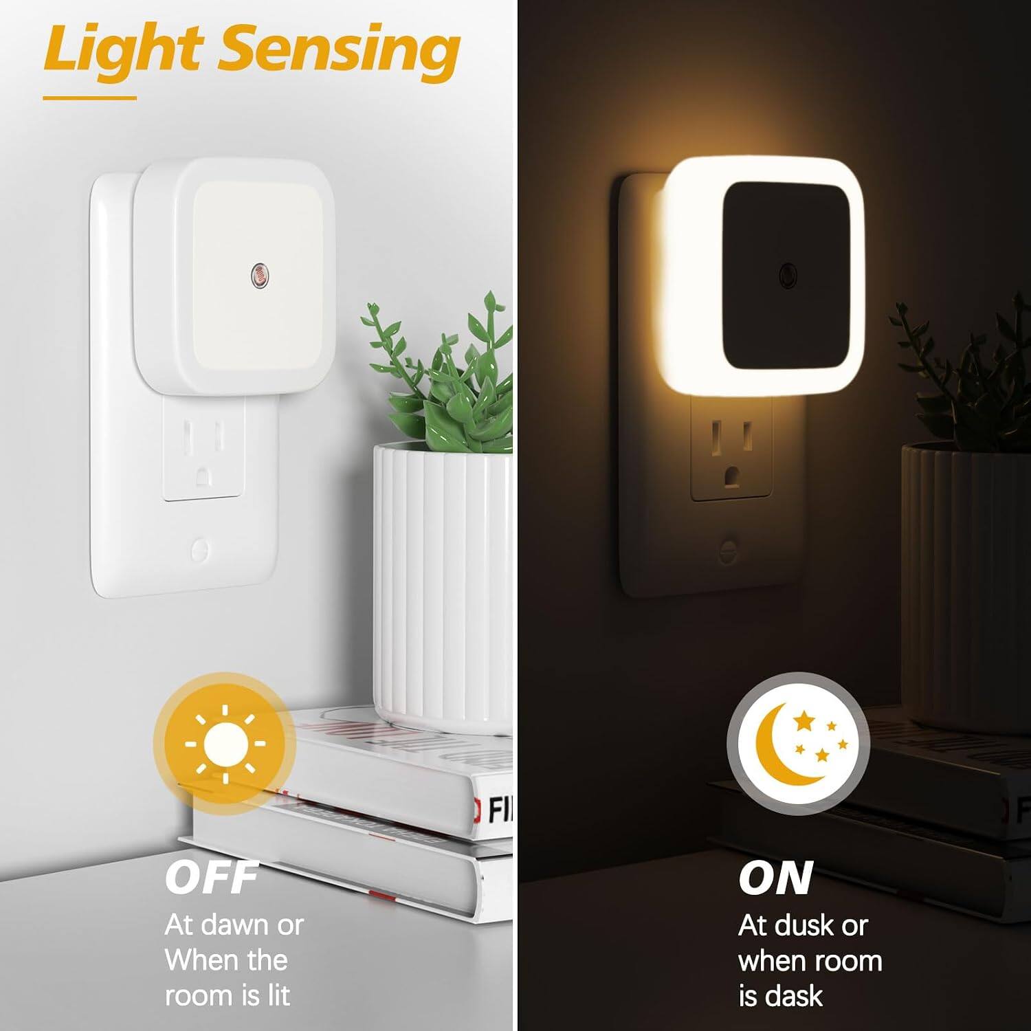 Light Sensing  
FI  
OFF At dawn or When the room is lit  
ON At dusk or when room is dark