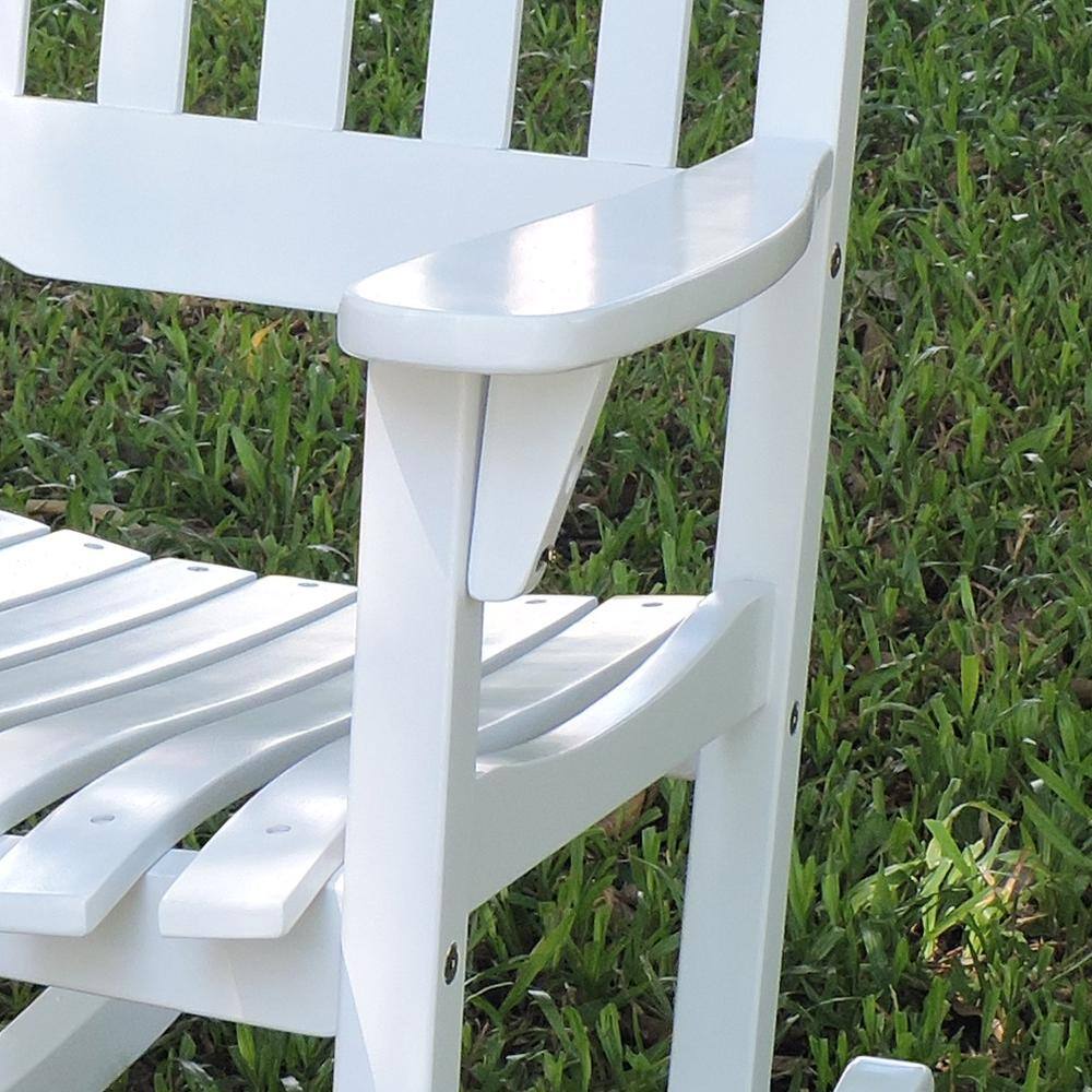 Alt View 1. Northbeam - Traditional Rocking Chair, White Painted - White.