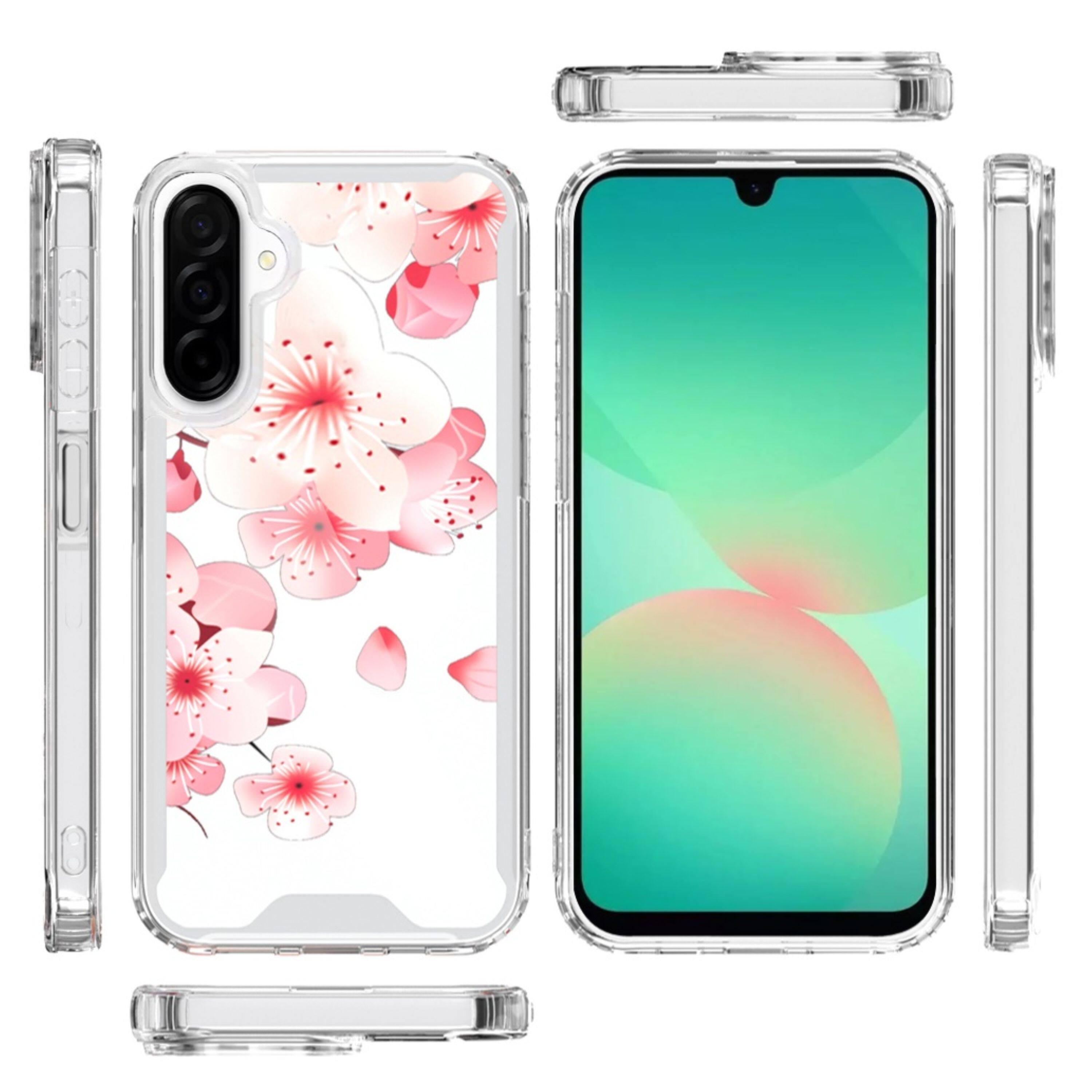 Kitcheniva Whimsical Graphic Case With Ultra Clear TPU Shell & Tempered ...
