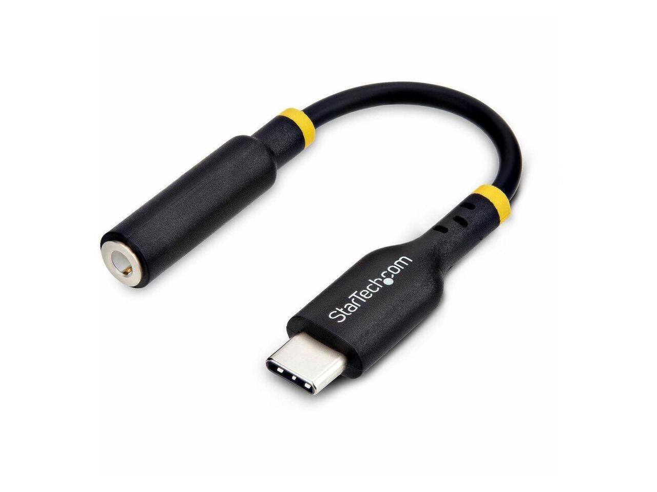 Alt View 1. StarTech.com - StarTech USB-C to 3.5mm Audio Adapter, 32-bit DAC, Supports USB-C/Thunderbolt.