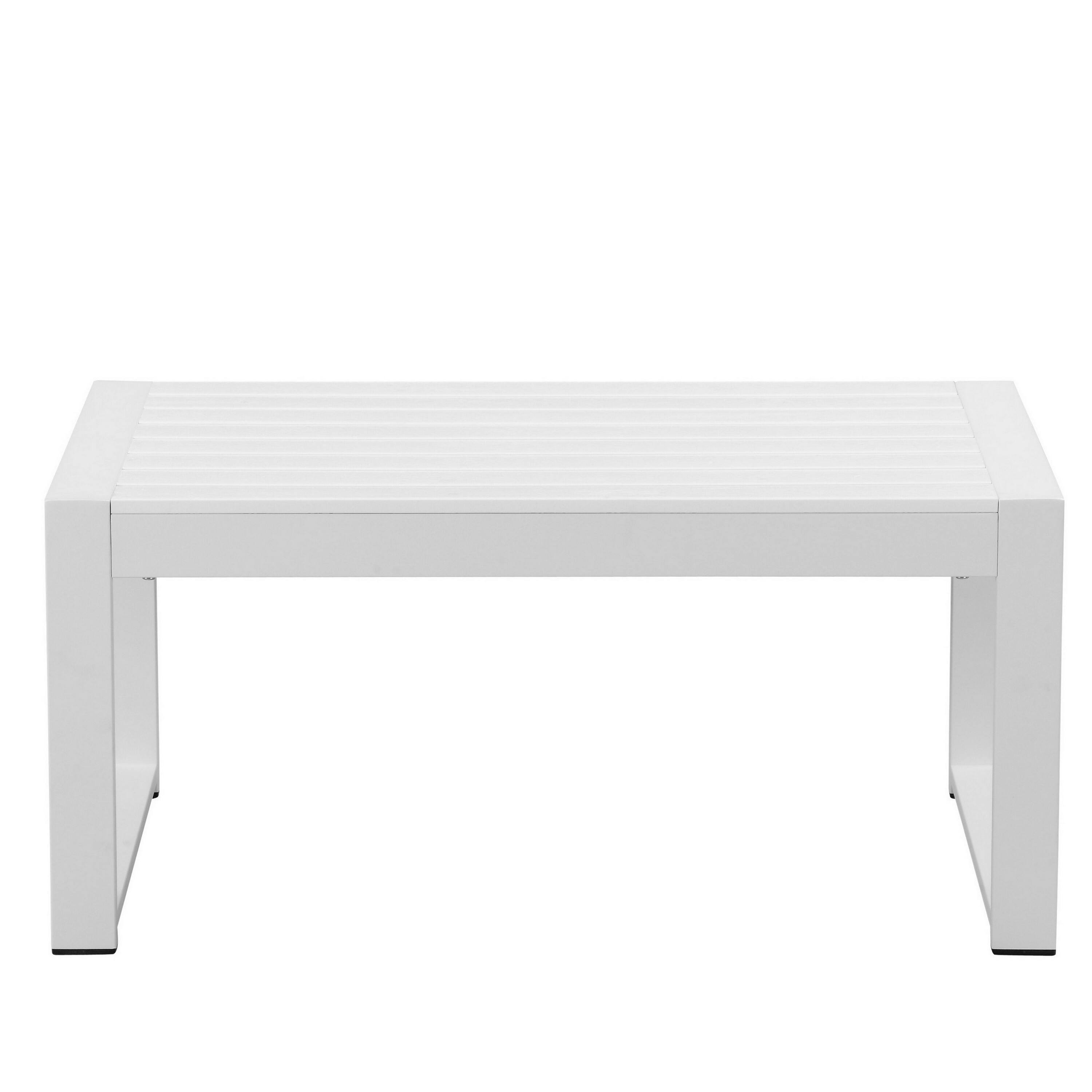Manhattan Lane Lark 35 Inch Outdoor Coffee Table Aluminum Frame ...