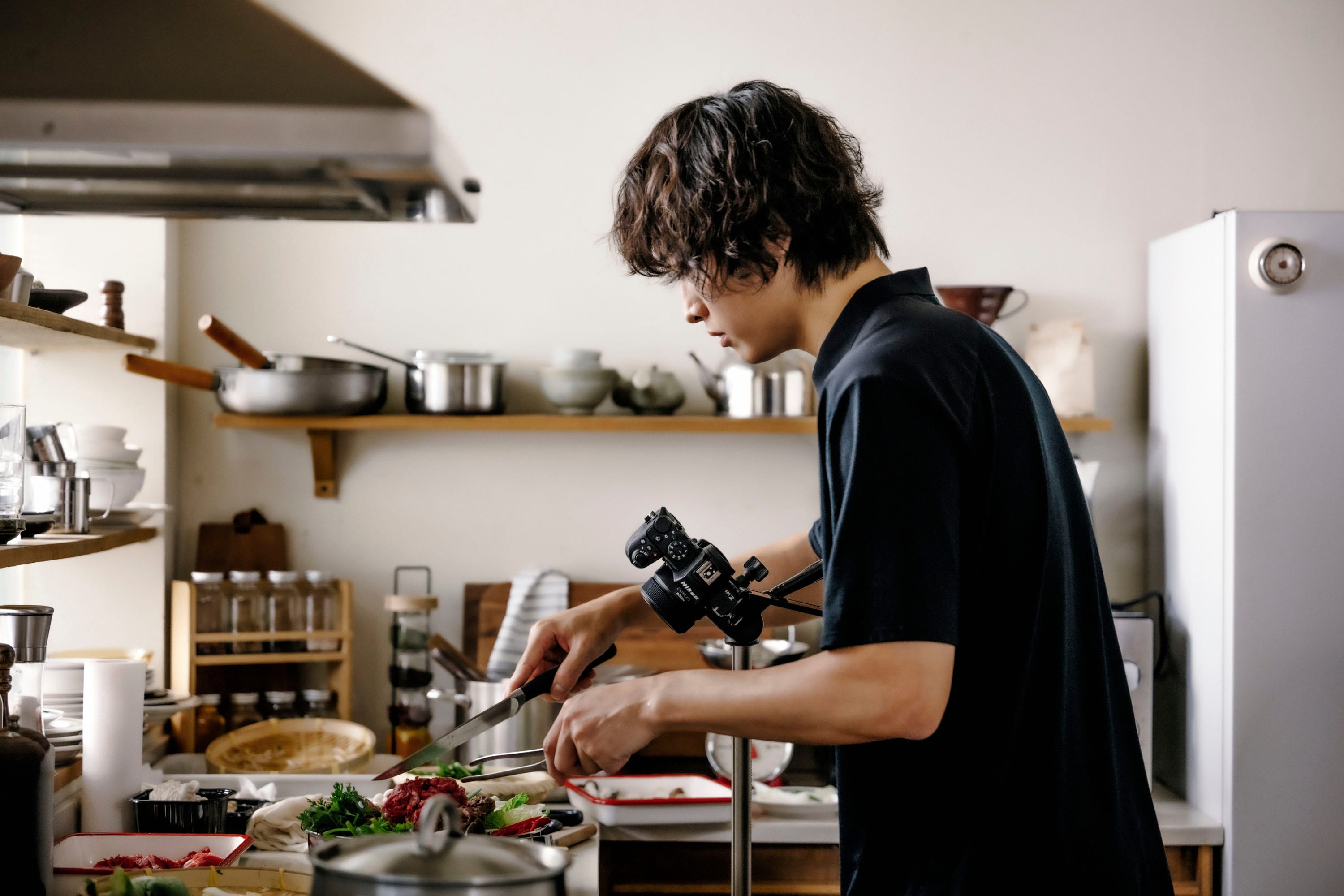 Alt View 16. Nikon - Z50II Mirrorless Camera w/ 16-50mm Lens - Black.