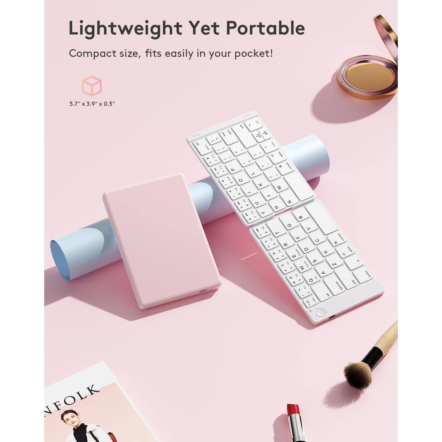 Lightweight Yet Portable  
Compact size, fits easily in your pocket!  
5.7" x 3.9" x 0.5"