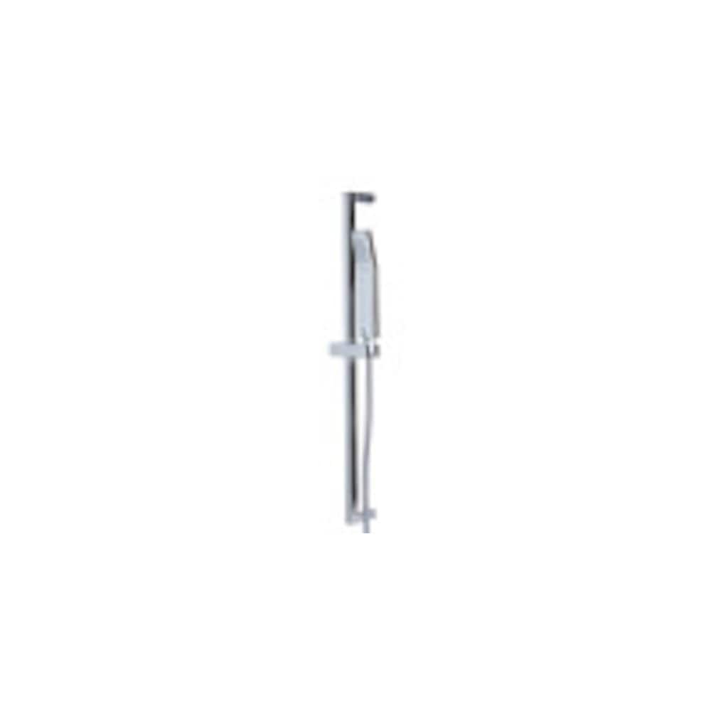 Alfi - Polished Chrome Sliding Rail Hand Held Shower Head Set With Hose - Silver