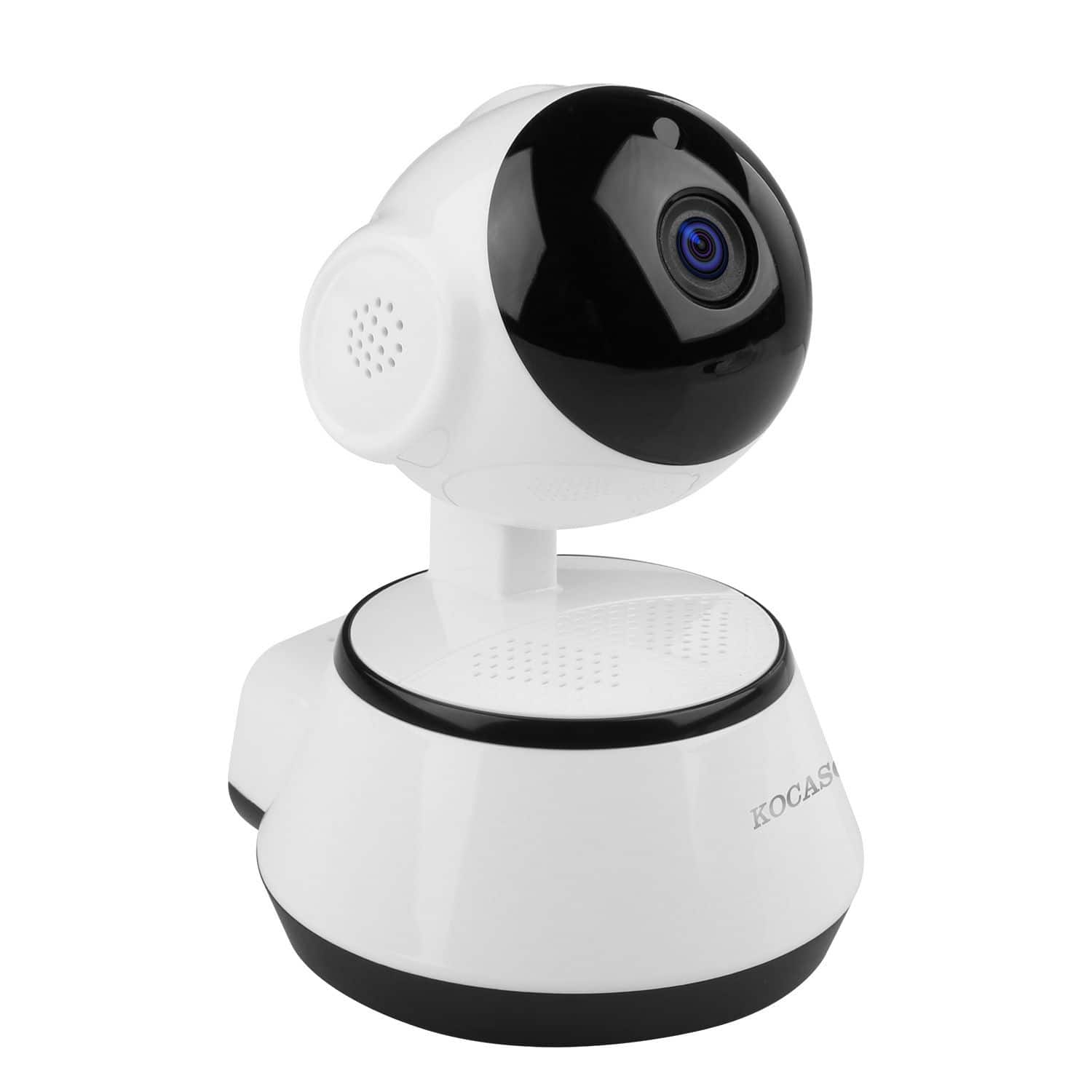 Tiramisubest - 720P WiFi Camera Motion Detection IR Night Vision Indoor 360 Degree Coverage Security Surveillance App Cloud Available