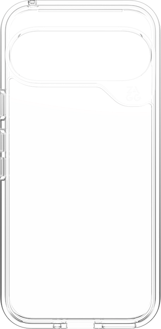 Front. ZAGG - ZAGG  Crystal Palace Clear Case - Google Pixel 9/ Pixel 9 Pro - Clear.