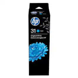 HP - 31 Original Ink Bottle - Cyan