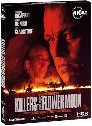 Front. Killers of the Flower Moon - 4K Blu-Ray.