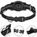 Alt View 11. SaharaCase - Nylon Dog Standard Collar with Apple AirTag slot - 16-in to 20-in Neck - Black.