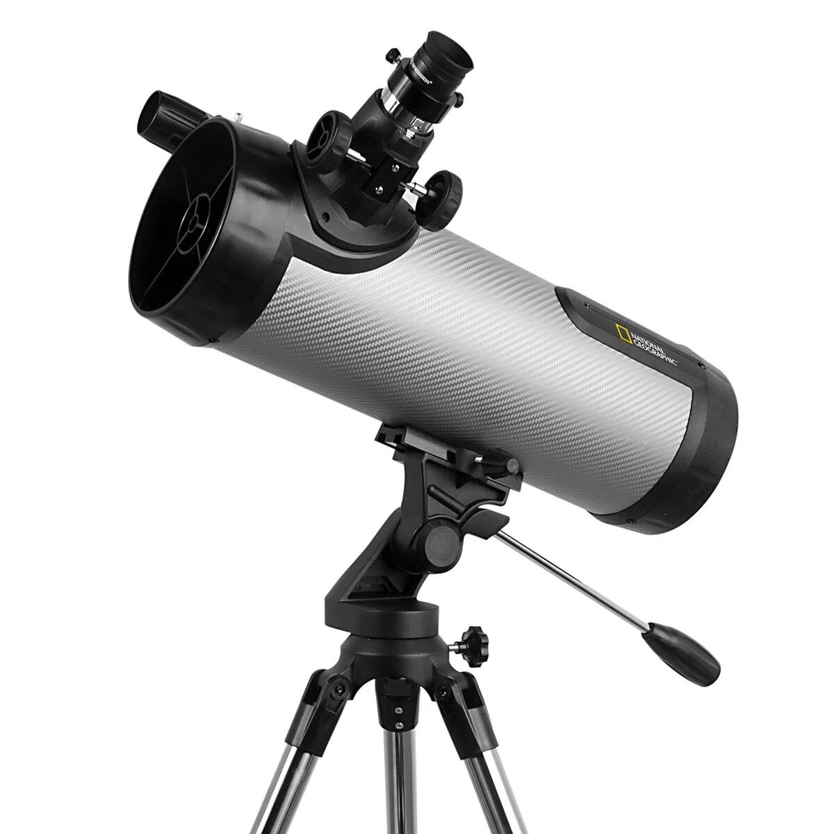 Back. National Geographic - National Geographic NT114CF 114mm Reflector Telescope - Silver.