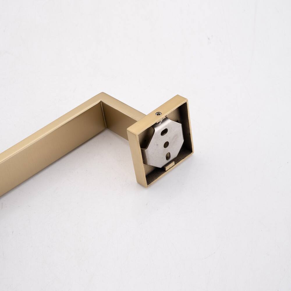Alt View 5. JUJABU - 4- Piece Bathroom Hardware Set Brushed Gold - Brushed Gold.