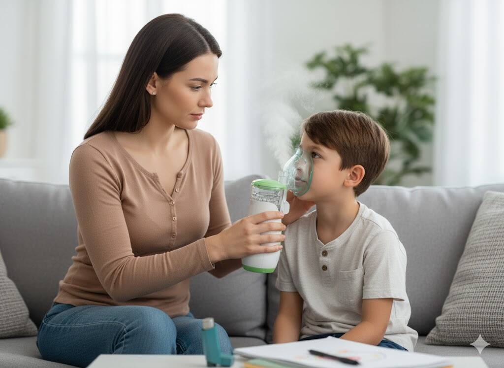 Alt View 2. Pursonic - Mesh Nebulizer with Baby Nasal Aspirator – Complete Breathing & Relief Kit.