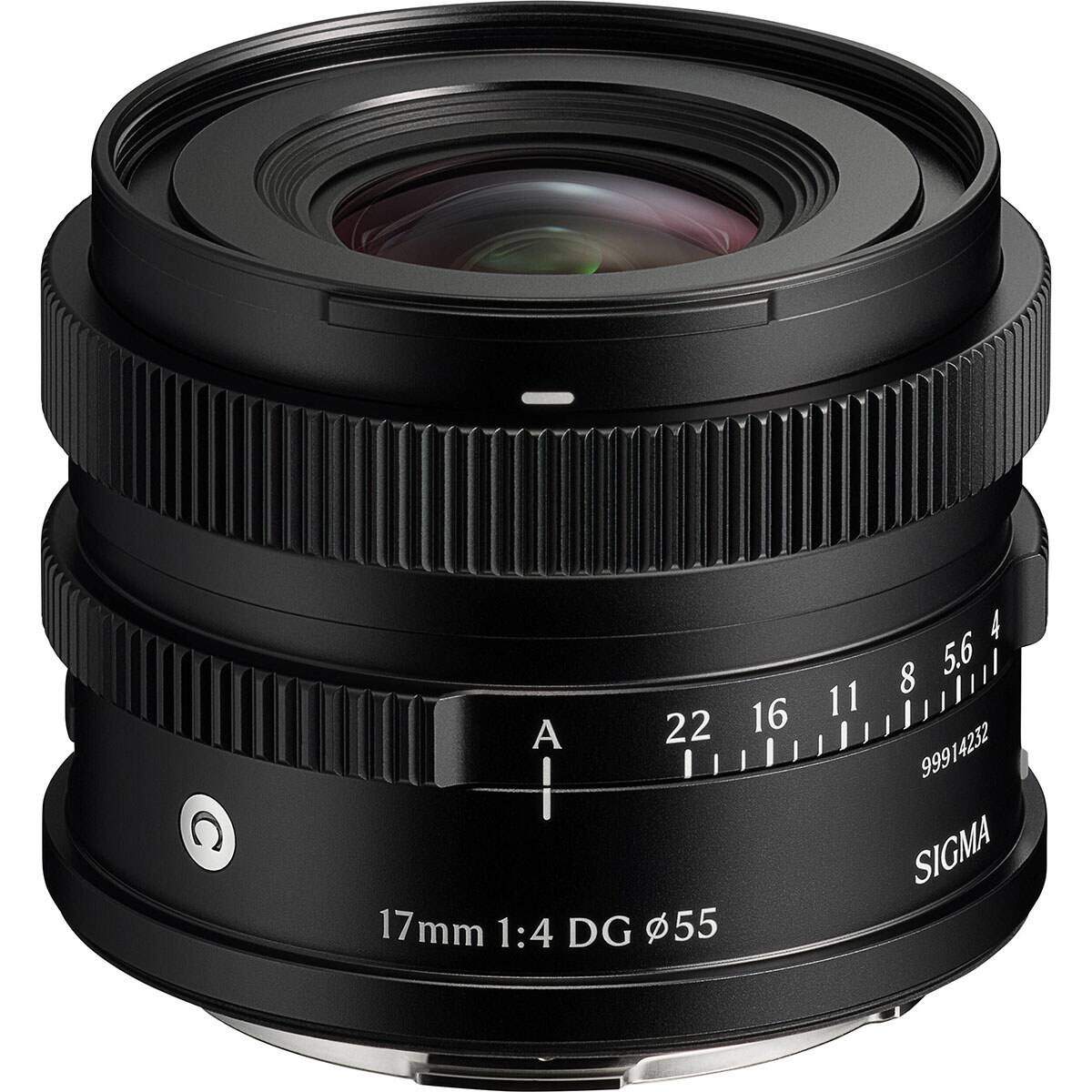 A 17mm 1:4 DG $55  
A 8 5.6 | 11 I 99914232 999 SIGMA