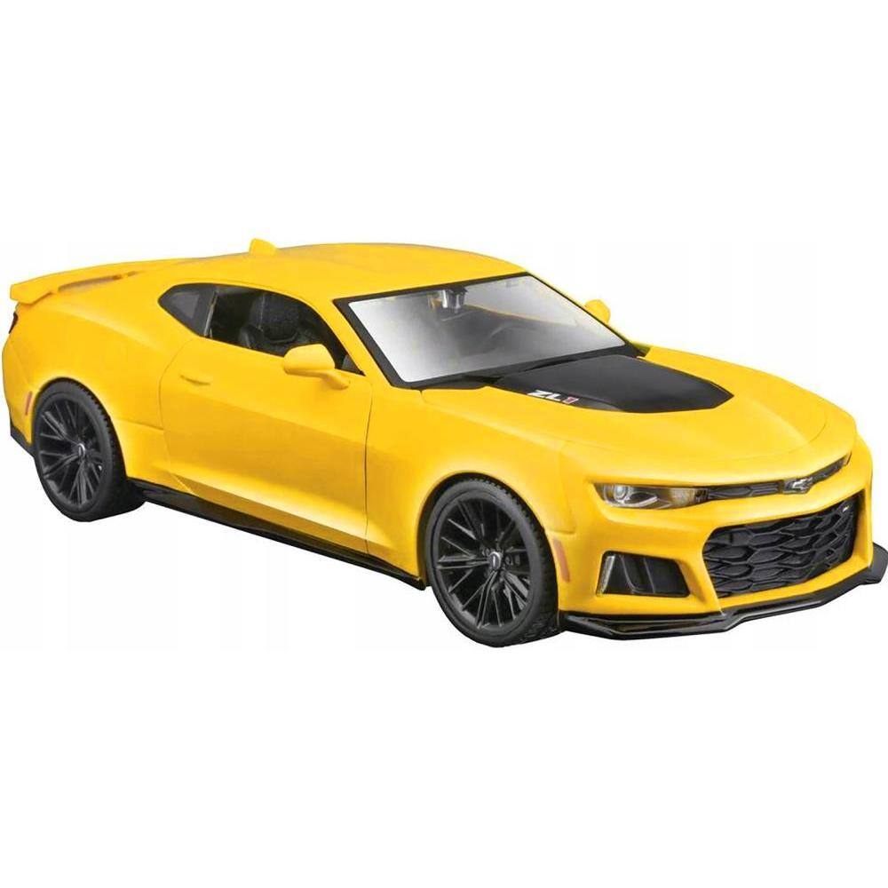Angle. Maisto - 2017 Chevrolet Camaro ZL1 Yellow Metallic "Special Edition" 1/24 Diecast Model Car by Maisto - Yellow Metallic.