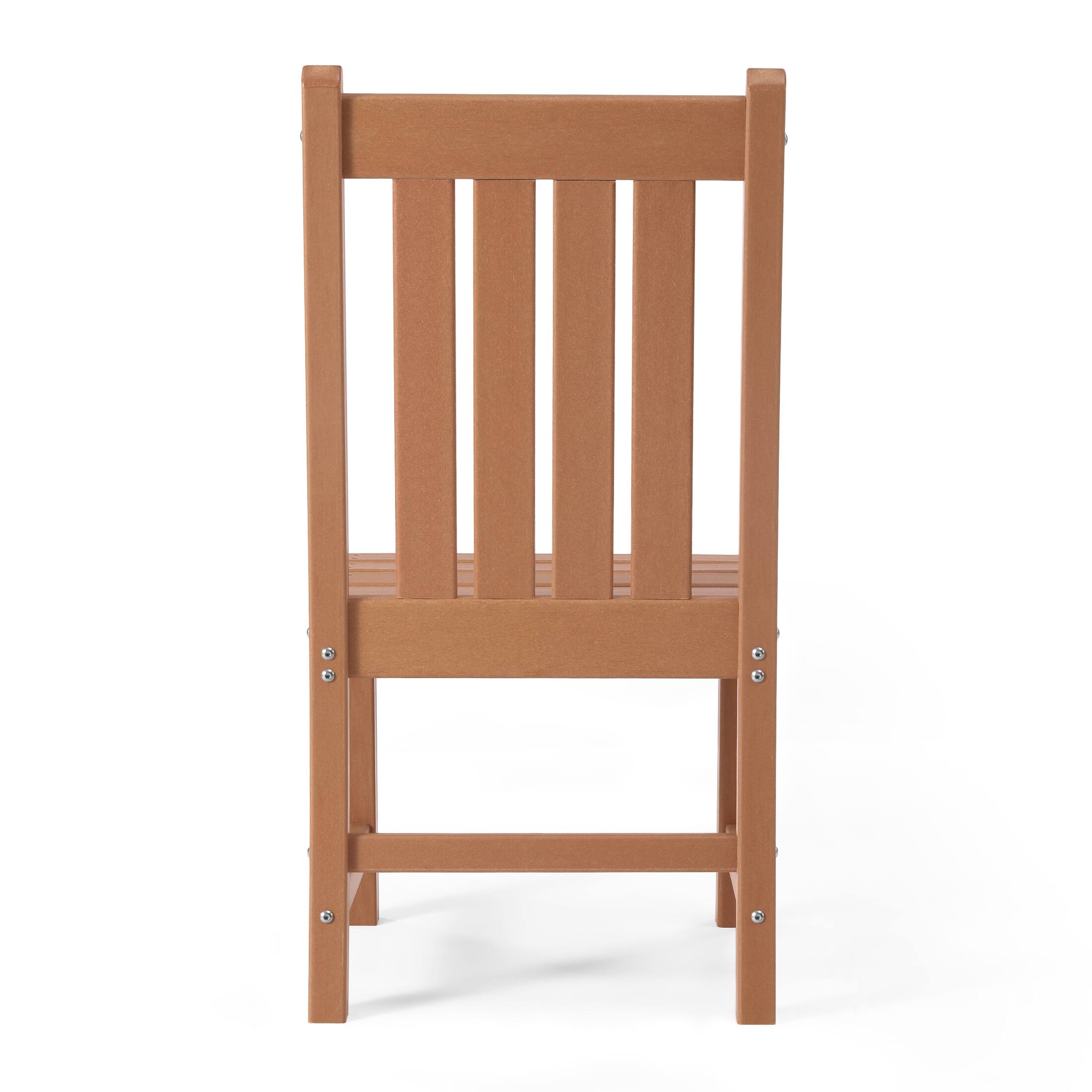 Alt View 1. WestinTrends - WestinTrends Malibu Outdoor Patio Dining Chair - Teak.