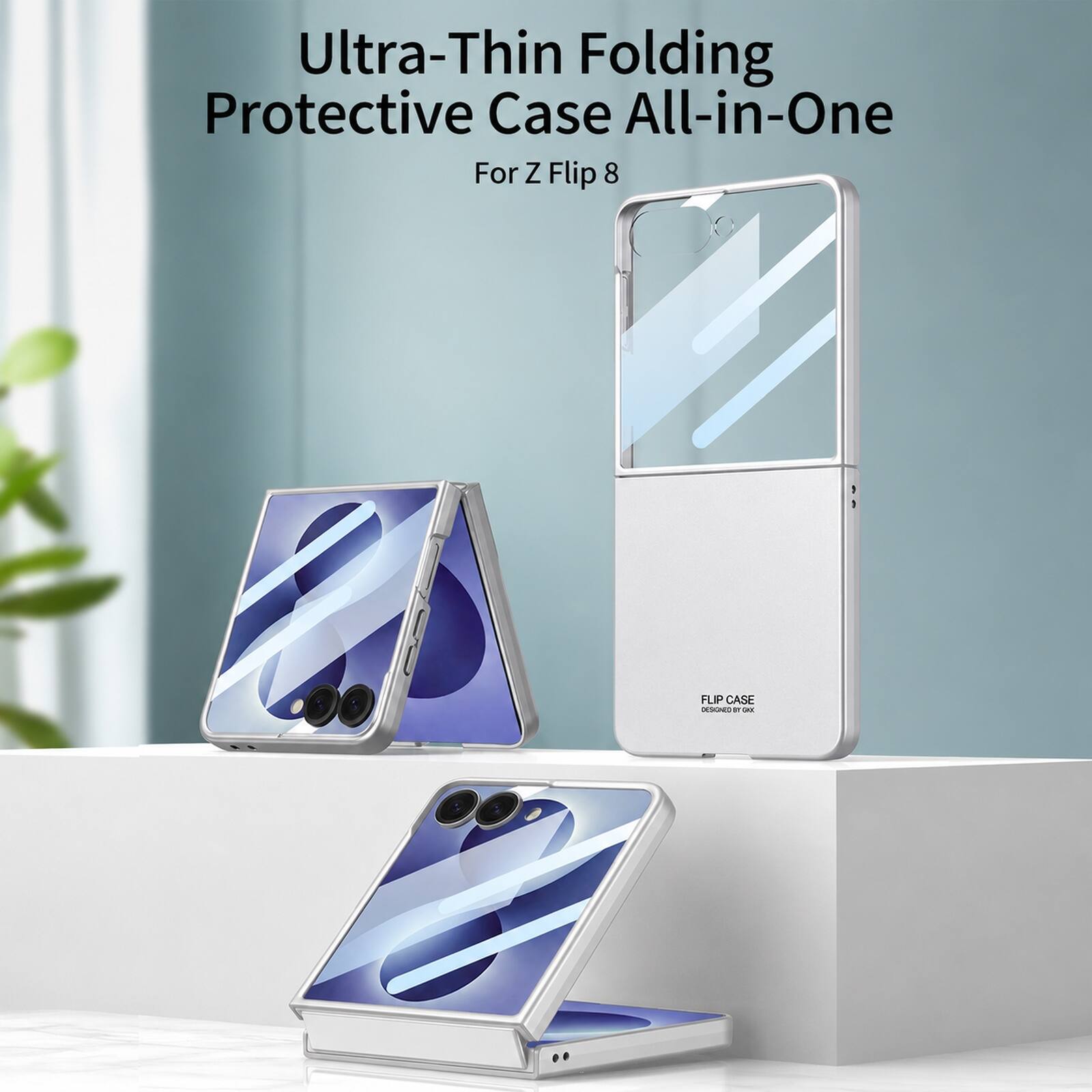 Ultra-Thin Folding Protective Case All-in-One For Z Flip 8