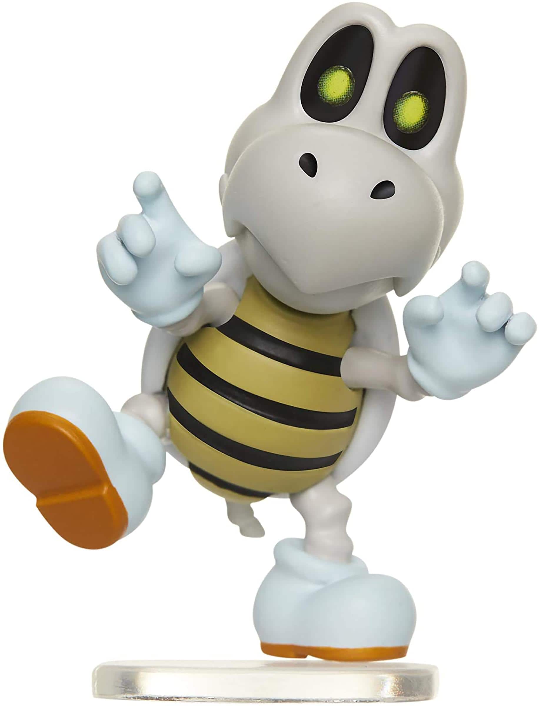 Jakks Pacific - Super Mario World of Nintendo 2.5 Inch Figure | Dry Bones - White