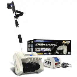 Snow Joe - Cordless Snow Shovel Kit with 10" Wide x 5" Deep Snow Cut, X20-SNOW-5A - Multicolor